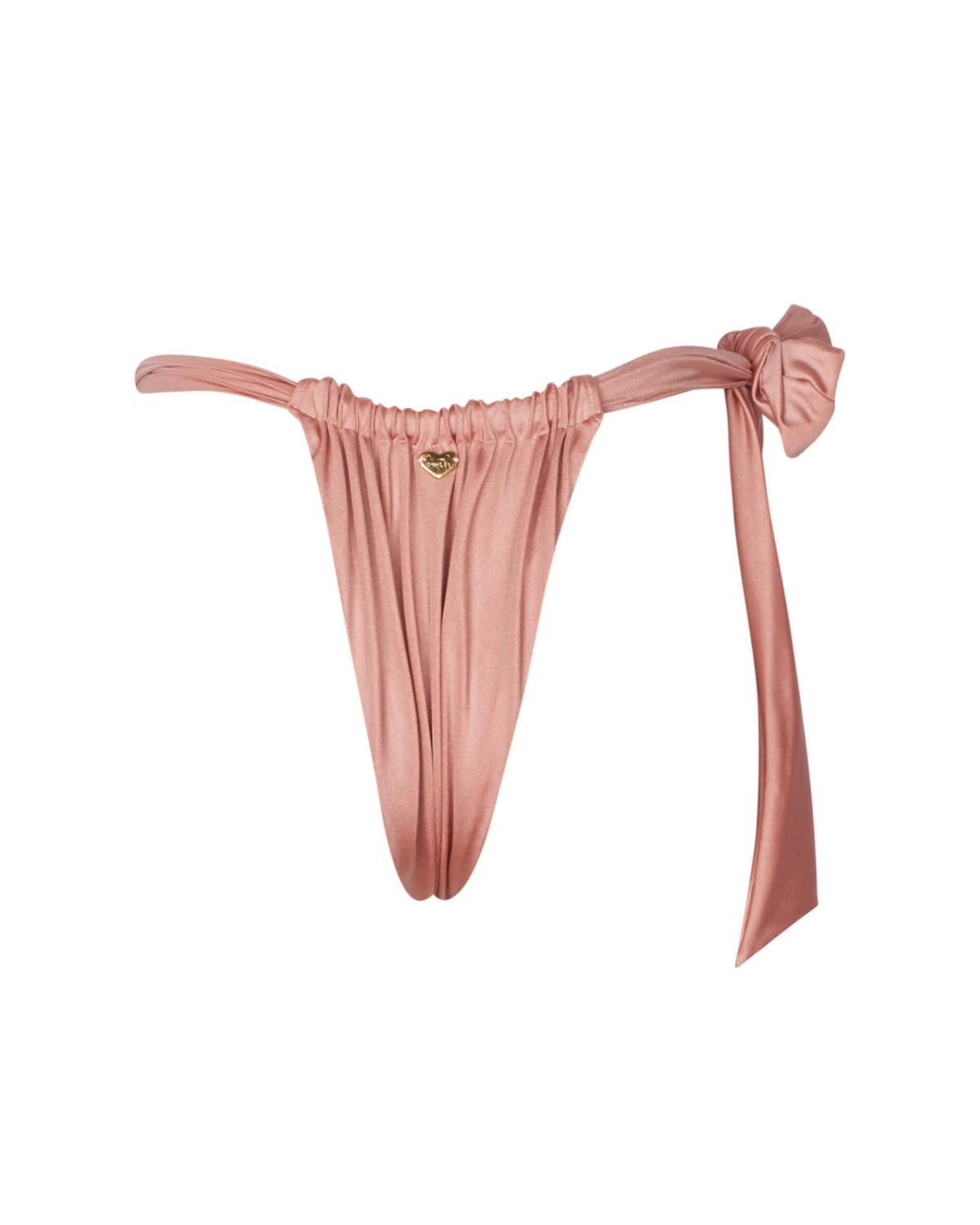 Soah - Women's Heather One Side Tie Bottom