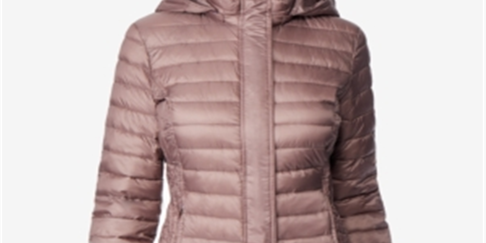 Casaco feminino com capuz e dobrável 32 Degrees, rosa, tamanho extragrande