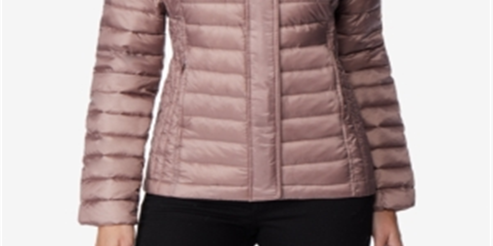 Casaco feminino com capuz e dobrável 32 Degrees, rosa, tamanho extragrande