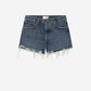 Frame - Dare Short Frayed Hem Jean Shorts