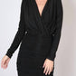 124 Voltaire - Longsleeve Classy Mini Dress