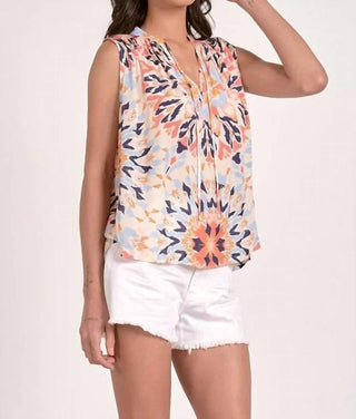 Elan - Kalaidescope Blouse Top