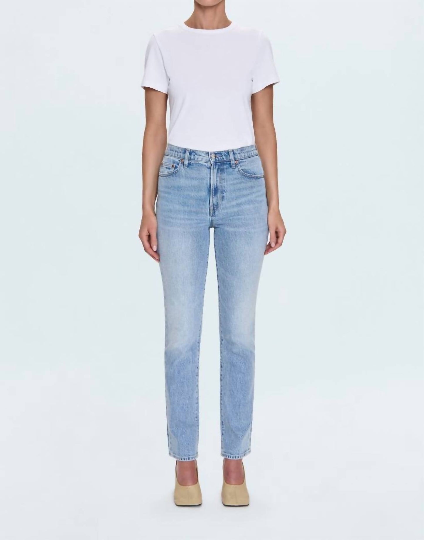Pistola - Bri High Rise Slim Straight Jeans