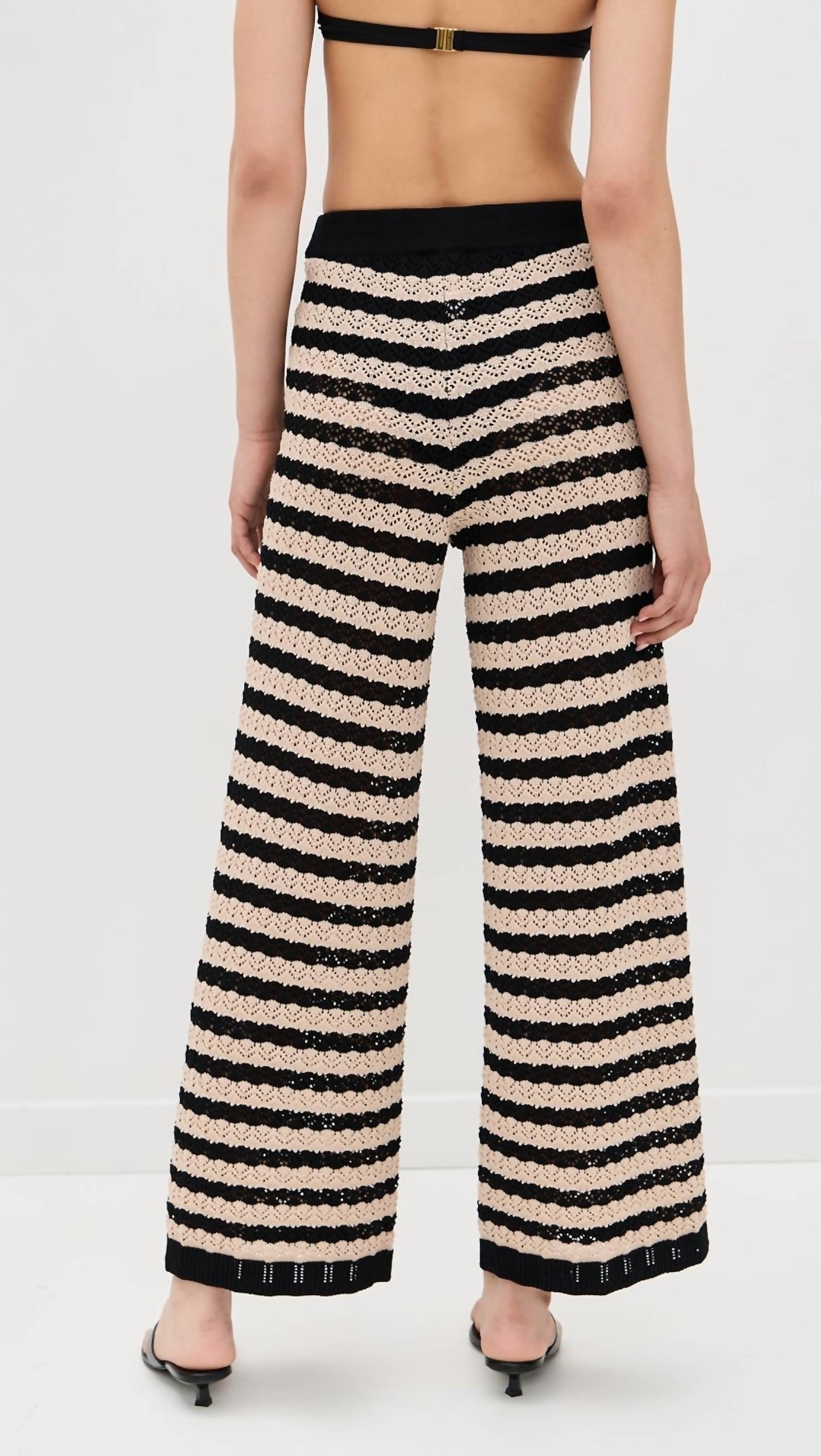 L'Agence - Gaelle Pointelle Knit Pant
