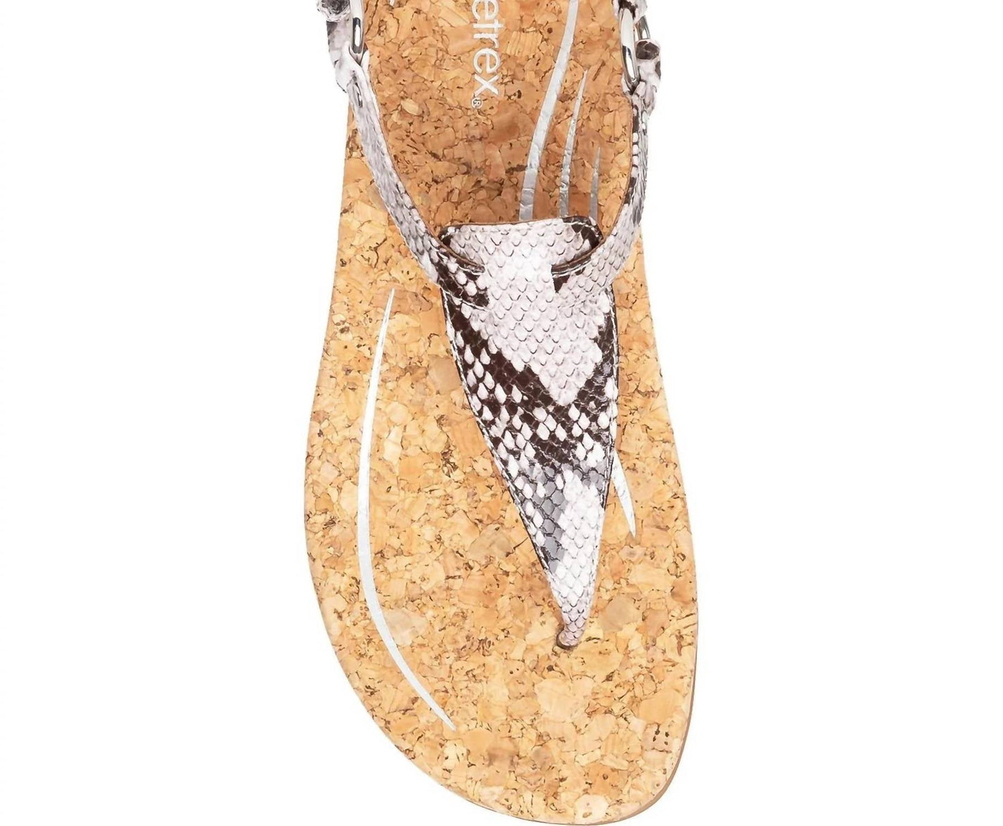 Aetrex - Emilia Snake Synthetic Sandal