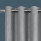 2 Pieces Set Room Darkening Curtain Panels with Grommet