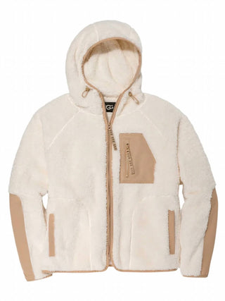 Ugg - Moletom com capuz Ruthie Uggfulff com zíper