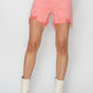 Risen - High Rise Distressed Denim Shorts