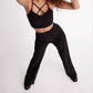 Wolven - High-waisted Wide Leg Pant