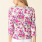 Habitat - Cozy Rib Floral Everyday Top