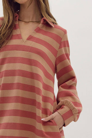 Entro - Vestido Listrado