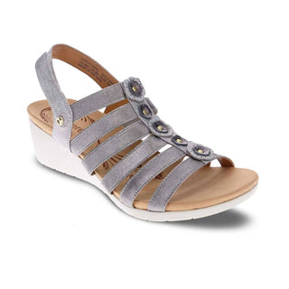 Revere - Women's Bari Floral Wedge Sandal