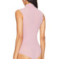 Commando - Ballet Sleeveless Mockneck Bodysuit