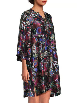 Johnny Was - VESTIDO KIMONO COM AMARRAÇÃO NA FRENTE