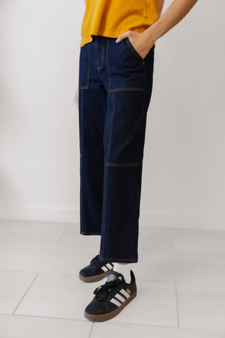 Rails - Calça jeans feminina Getty Crop Utility