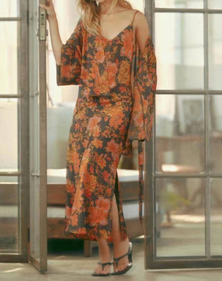 Entro - Floral Midi Dress