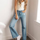 Mica Denim - Hope High Rise Wide Leg Jeans