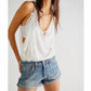 Free People - Shorts de cintura baixa Luck Slouch para iniciantes