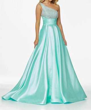 Ashleylauren - One Shoulder Ball Gown