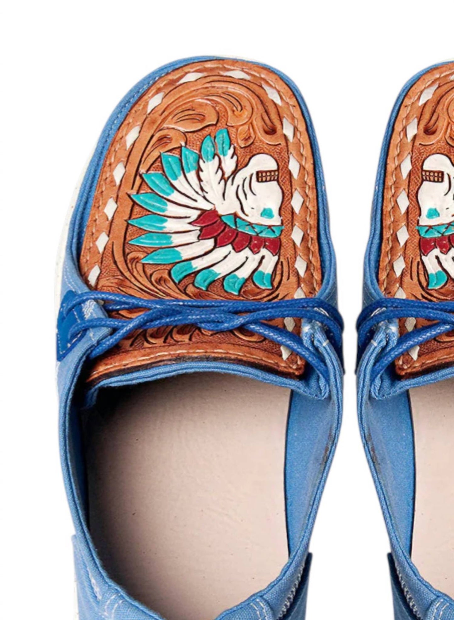 American Darling - Women's Hand Tooled Moccasins