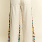 Jade By Jane - Mid Rise Paisley Print Patchwork Pants