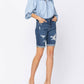 Judy Blue - High Waist Destroyed Bermuda Shorts