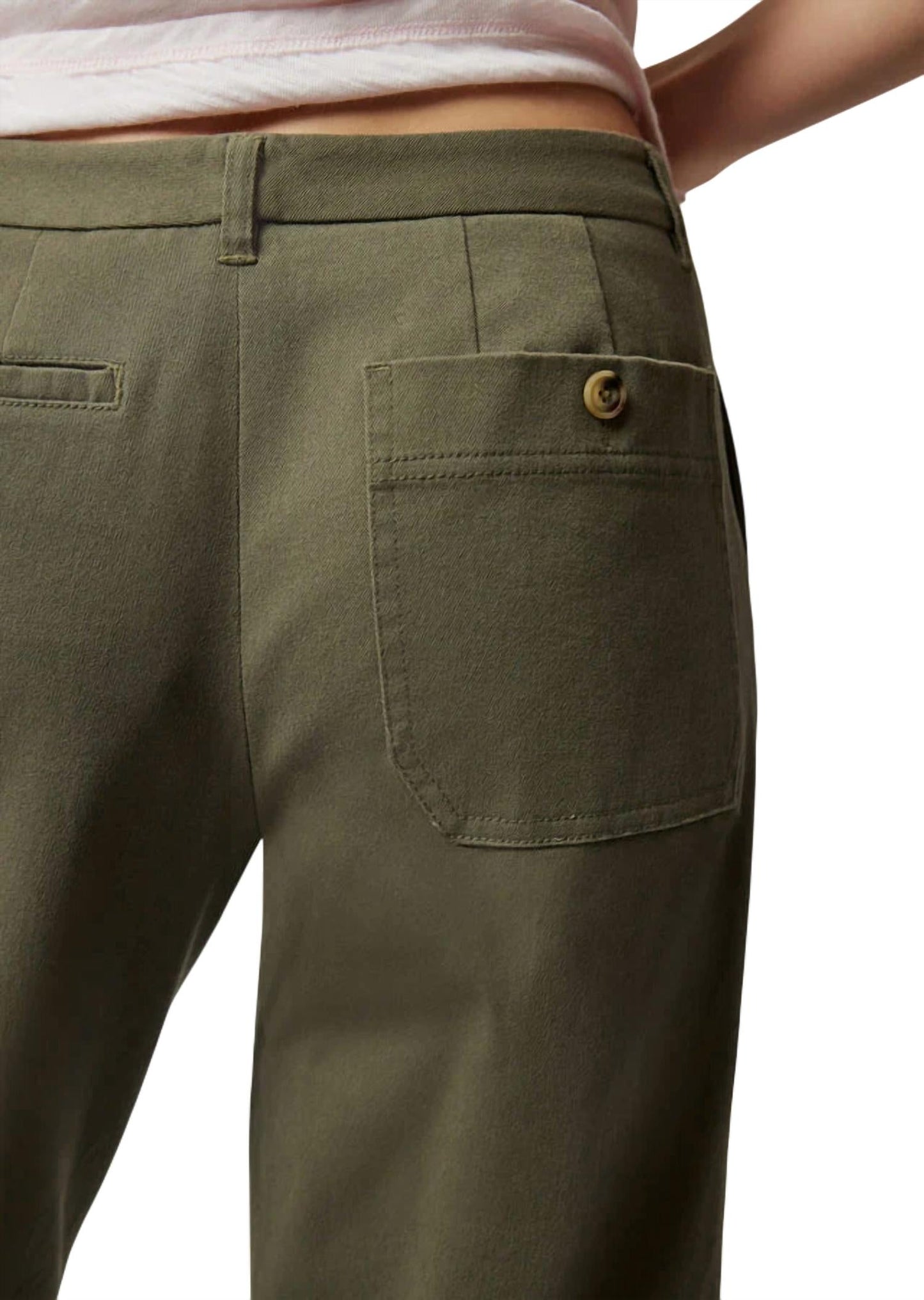 Atm - Cotton Twill Boyfriend Pant