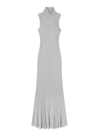ALC - Vestido longo de malha metálica Arden