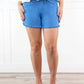 Judy Blue - Mid Rise Garment Dyed Shield Pockets & Fray Hem Shorts