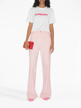 Burberry - Logo Print Cotton T-shirt