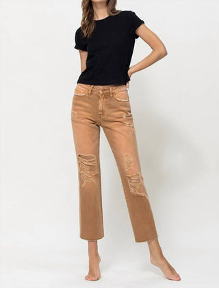 Vervet By Flying Monkey - Calça Jeans Coco Straight Cropped