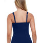 Profile By Gottex - F-Cup Scoop Neck Shirred Underwire Tankini Top