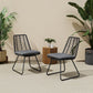 DEJA Chair 2PCS with 2 Cushions, Gray