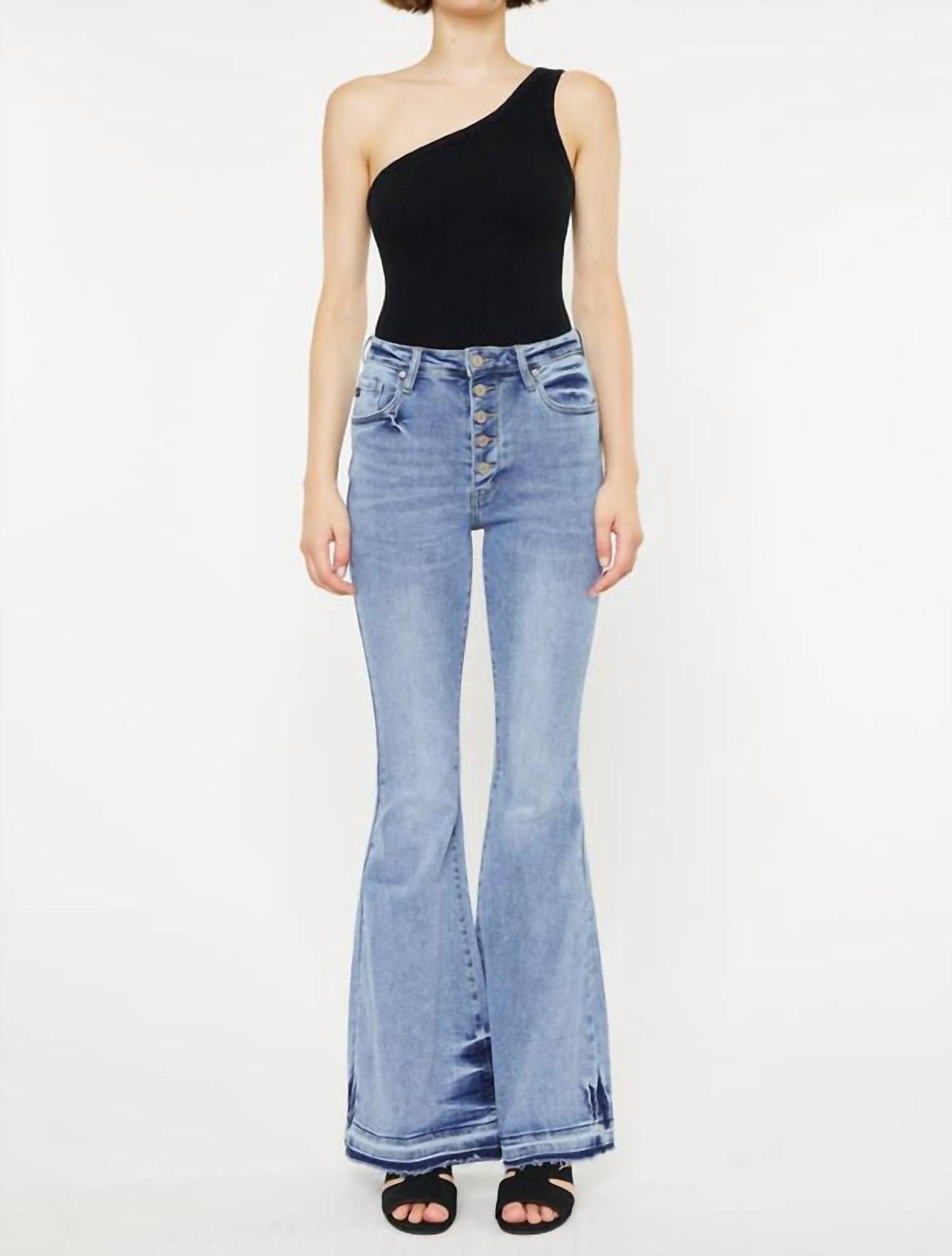 Kancan - Zoey High Rise Super Flare Jeans