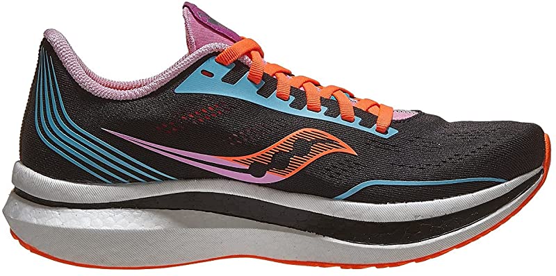 Tênis de corrida Saucony Endorphin Pro feminino, preto, tamanho 10 B(M) EUA