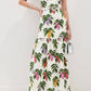 Borgo De Nor - White Printed Dani Maxi Dress