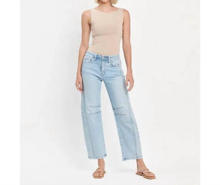 Flying Monkey - High Rise Barrel Leg Jeans