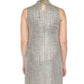 Joseph Ribkoff - Metallic Mock Neck Sleeveless Dress