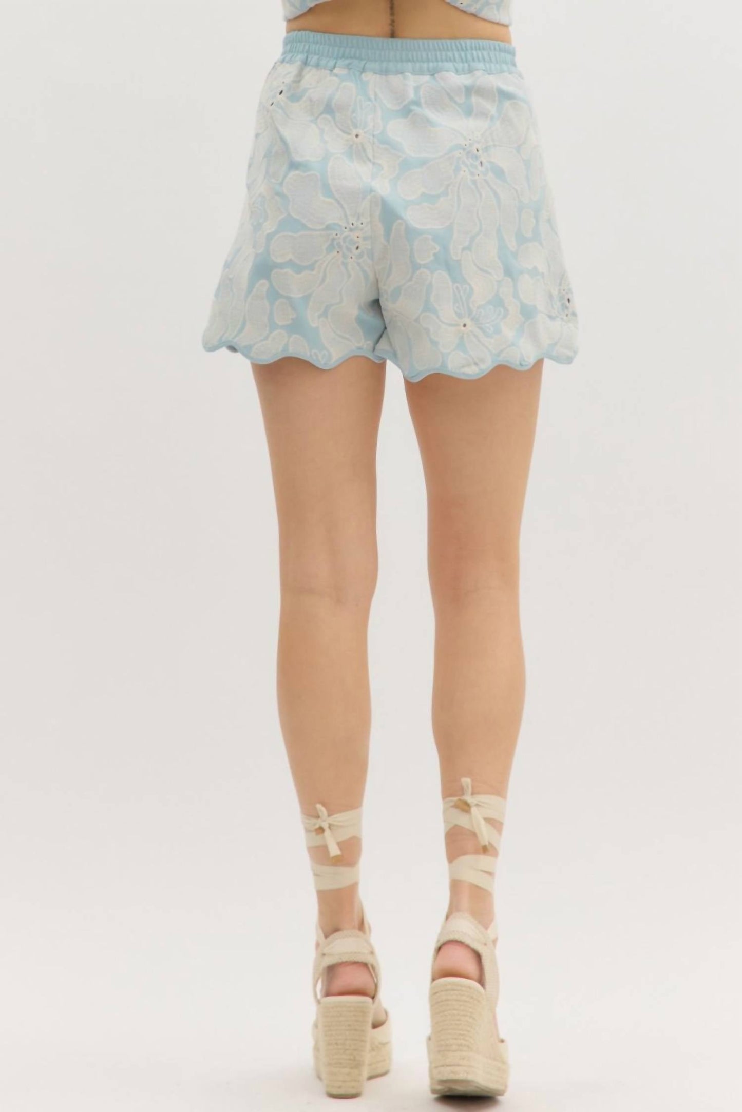Entro - Emma Embroidered Summer Short