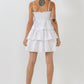 Endless Rose - Spaghetti Smocked Tiered Mini Dress