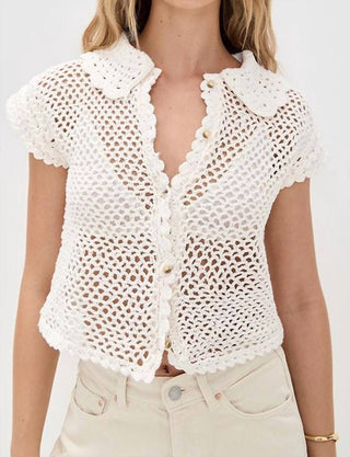 Free People - Lily Crochet Top