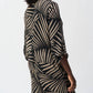 Joseph Ribkoff - Tropical Print Tie Front Top