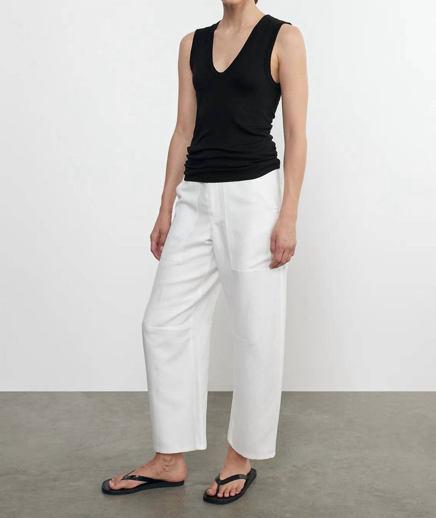 Enza Costa - Twill Work Straight Leg Pants