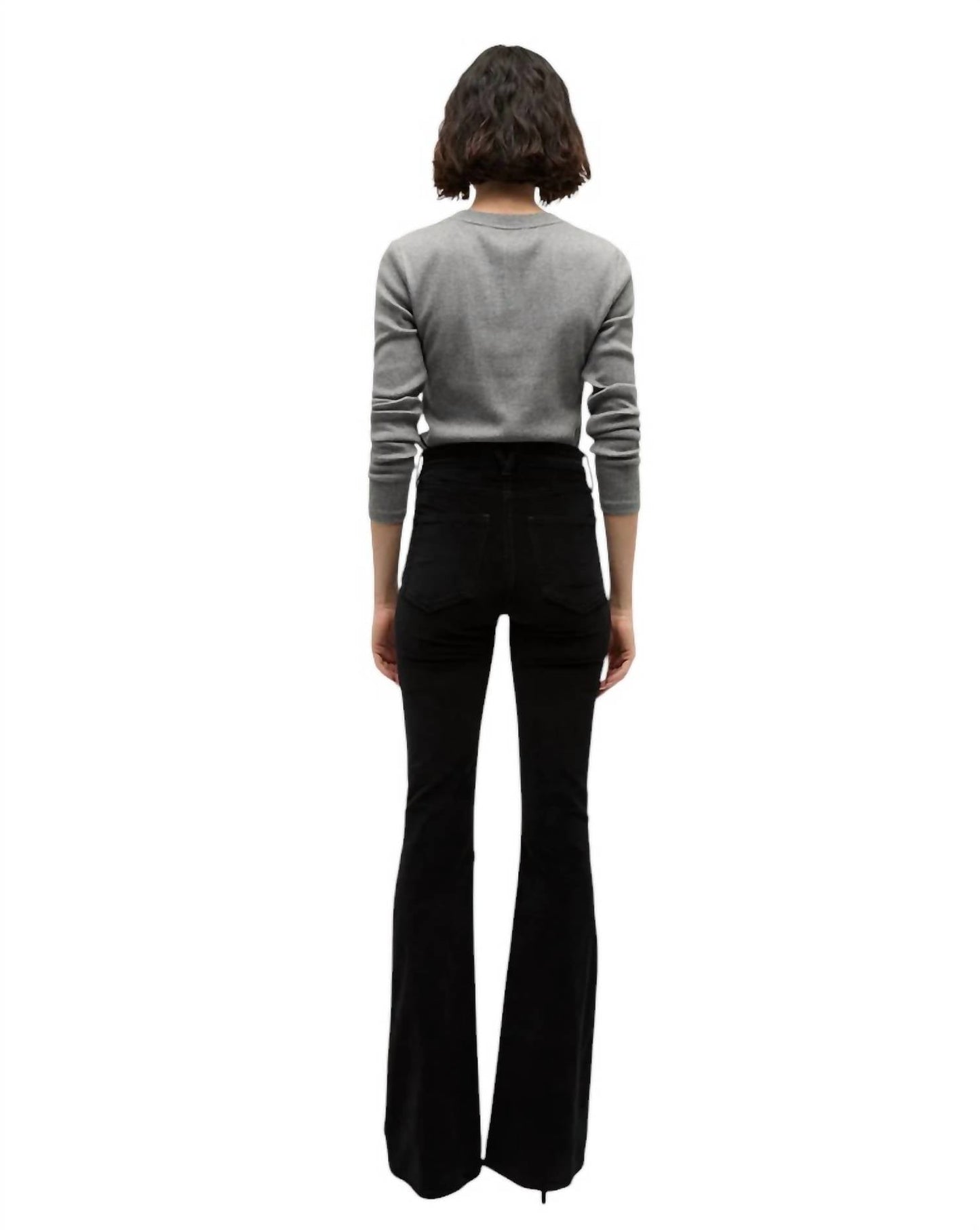 Veronica Beard - Beverly Velvet Skinny Flare Jeans