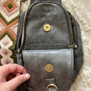 Bella + Carina - Women's Front Adjustable Crossover Body Bag With Atzec Strap