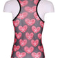 Love Love Tennis - Women's Vee Heart Mesh Tank