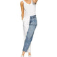 Blue Revival - Happy Hour Color Blocked Ankle Jeans