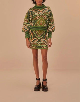 Farm Rio - Jacquard Knit Mini Skirt