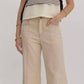 Entro - Side Tie Striped Top