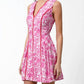 Adelyn Rae - Kendra Floral Scalloped Mini Dress